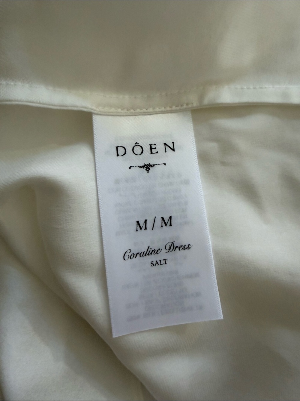 Doen Coraline Dress in Salt - Picture 7 of 9
